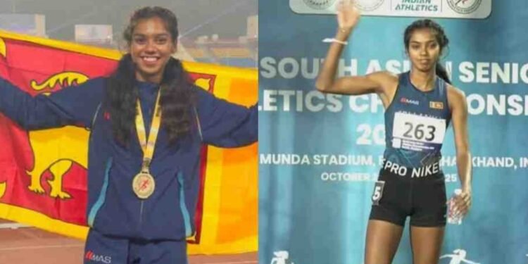 தெற்காசியத் தடகள செம்பியன்ஷிப் போட்டியின் பதக்கப்பட்டியலில் இலங்கைக்கு இரண்டாம் இடம்