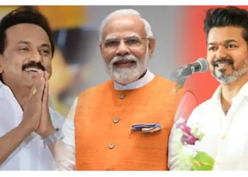 விஜயுடன் டெல்லி பாஜக கூட்டணி பேச்சுவார்த்தை; திமுக வயிற்றில் புளி …பரபரப்பில் தமிழகம்