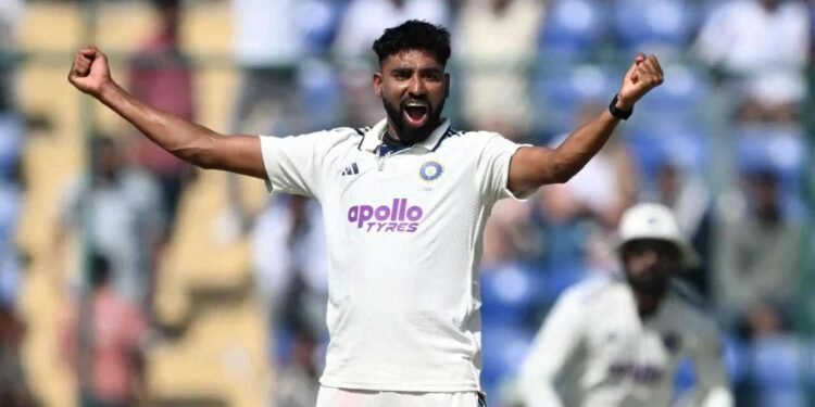 முதல் இடத்தில் முகமட் சிராஜ்