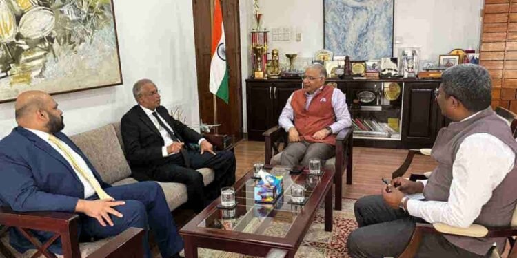 சந்தோஷ் ஜாவை சந்தித்த, தமிழரசுக் கட்சி உறுப்பினர்கள்