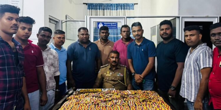 கொழும்பு துப்பாக்கி சூடு!! யாழில் மேலுமொருவர் கைது – போதை மாத்திரைகள், வாள் மீட்பு