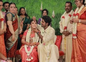 காதலியை கரம் பிடித்த ‛டுவரிஸ்ட் பேமிலி’ பட இயக்குனர்