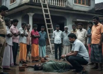மாடியில் இருந்து வெற்றிலை துப்ப முயற்சித்தவர் கீழே விழுந்து உயிரிழப்பு!
