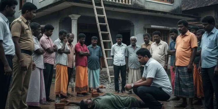 மாடியில் இருந்து வெற்றிலை துப்ப முயற்சித்தவர் கீழே விழுந்து உயிரிழப்பு!