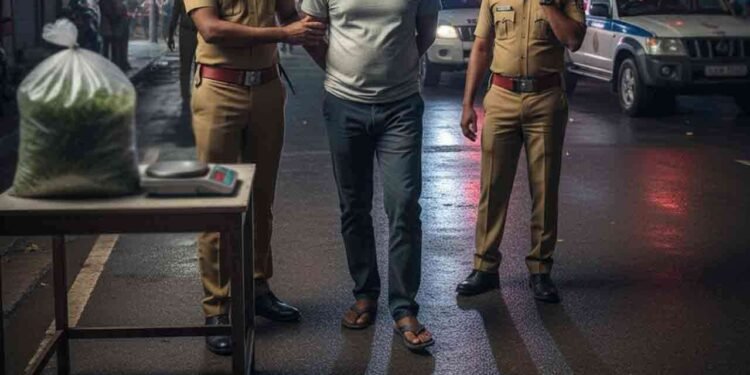 கஞ்சாவுடன் ஐ.ம.சக்தியின் பிரதேச சபை உறுப்பினர் கைது