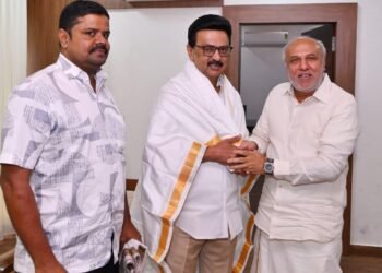 தமிழக முதல்வர் மு.கா.ஸ்டாலினை சந்தித்த ரவூப் ஹக்கீம்