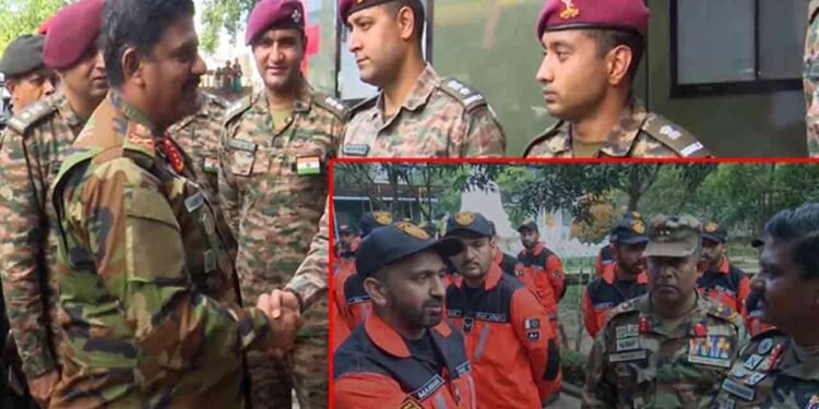 இந்திய, பாகிஸ்தான் இராணுவ வீரர்களை சந்தித்த இராணுவத் தளபதி