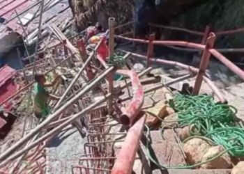 சிவனொளிபாதமலையில் இராணுவத்தினரின் துரித புனரமைப்பு பணிகள்!
