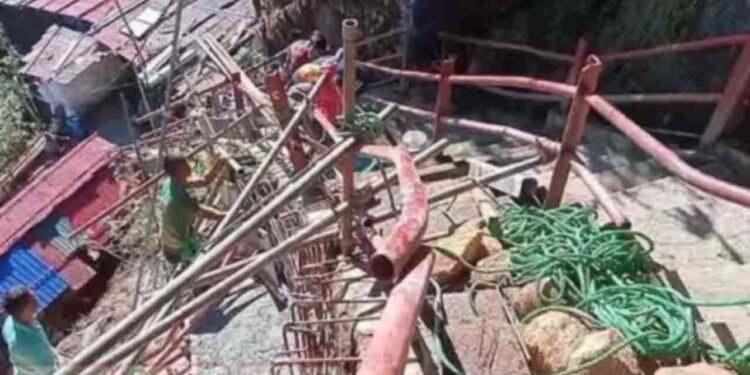 சிவனொளிபாதமலையில் இராணுவத்தினரின் துரித புனரமைப்பு பணிகள்!