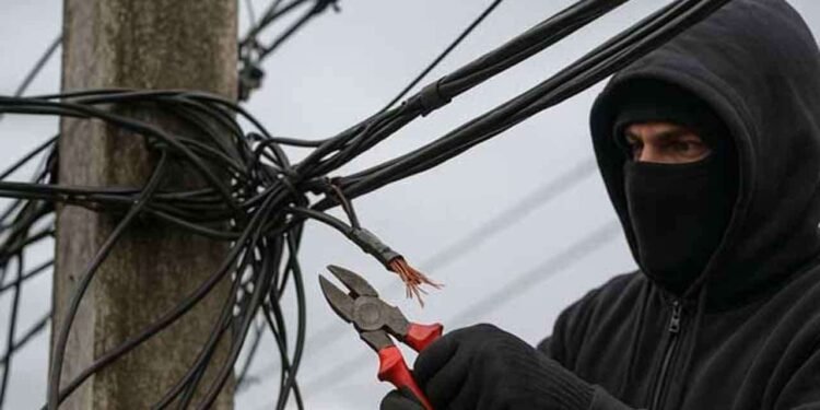 தொலைத்தொடர்பு வயர்களுக்கு சேதம் விளைவித்தல்: பொலிஸ் எச்சரிக்கை