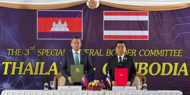 தாய்லாந்து , கம்போடியா இடையே உடனடி போர்நிறுத்தம் – வெளியான கூட்டு அறிவிப்பு