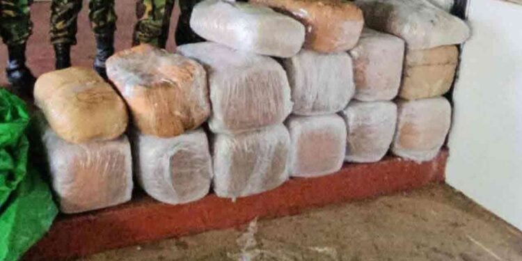 3 கோடி பெறுமதியான கஞ்சா முல்லைத்தீவில் மீட்பு!