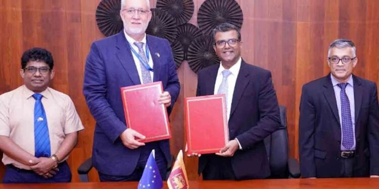 இலங்கை – ஐரோப்பிய ஒன்றியம் இடையே பசுமை பொருளாதார வளர்ச்சி ஒப்பந்தம் கைச்சாத்து
