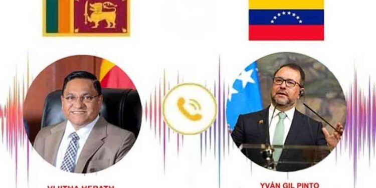 இலங்கை – வெனிசுலா வெளிவிவகார அமைச்சர்களுக்கு இடையில் உரையாடல்