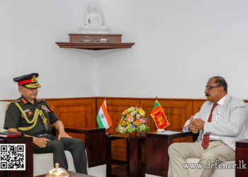 இந்திய இராணுவத் தளபதி பாதுகாப்புப் பிரதியமைச்சருடன் சந்திப்பு