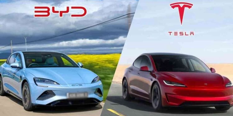டெஸ்லாவை முந்தியது சீனாவின் BYD!
