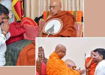 ராமன்ய, அமரபுர மகாநாயக்கர்களிடம் ஆசி பெற்ற ஜனாதிபதி-அநுர!