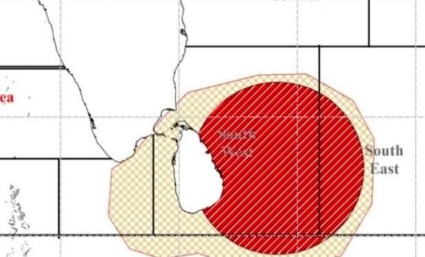 ஆழ்ந்த காற்றழுத்த தாழ்வு மண்டலம் – புதுப்பித்த தகவல்