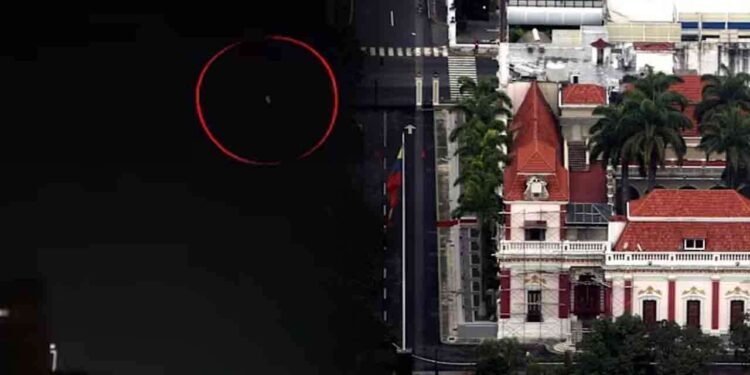 வெனிசுலா ஜனாதிபதி மாளிகை அருகே துப்பாக்கிச் சூடு!