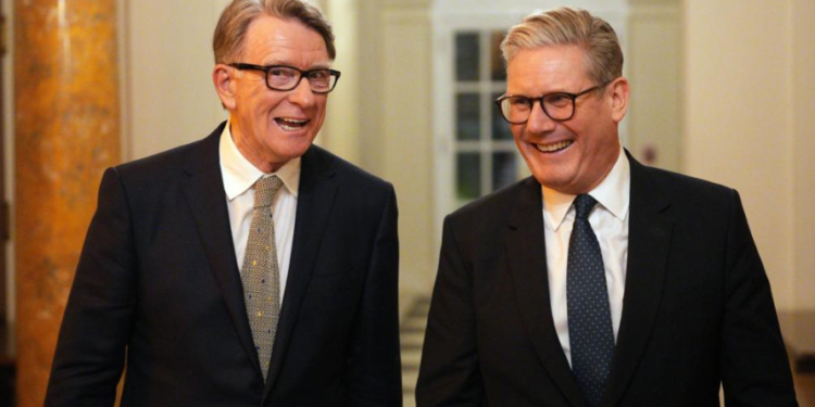 எப்ஸ்டீன் விவகாரம் – பீட்டர் மண்டேல்சனின் நியமனம் குறித்து ஸ்டார்மருக்கு பெரும் அழுத்தம்