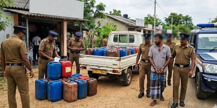 சட்டவிரோதமாக டீசல் விற்றவர் கைது: 390 லீற்றர் மீட்பு