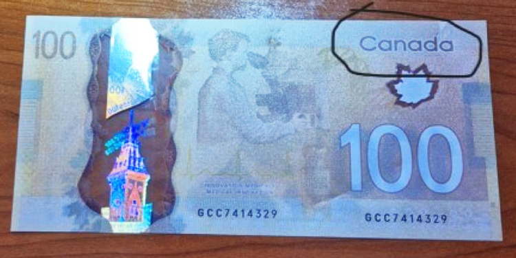 கனடாவில் போலி நாணயத்தாள் குறித்து எச்சரிக்கை!