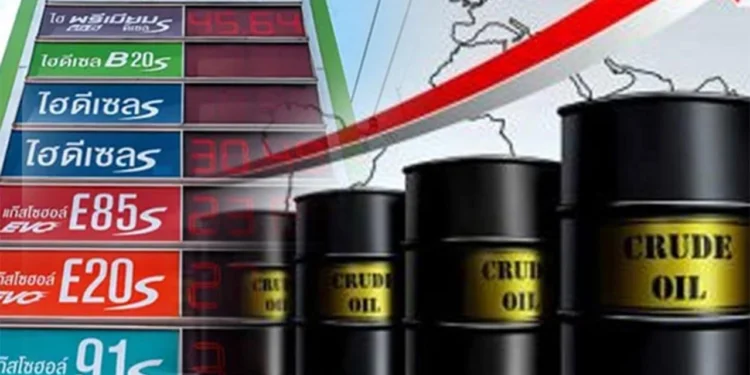 ஆசிய சந்தையில் கச்சா எண்ணெய் விலை 4% உயர்வு