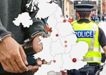 இங்கிலாந்தின் ‘மிகவும் ஆபத்தான’ 10 பகுதிகள் பெயரிடப்பட்டுள்ளன.