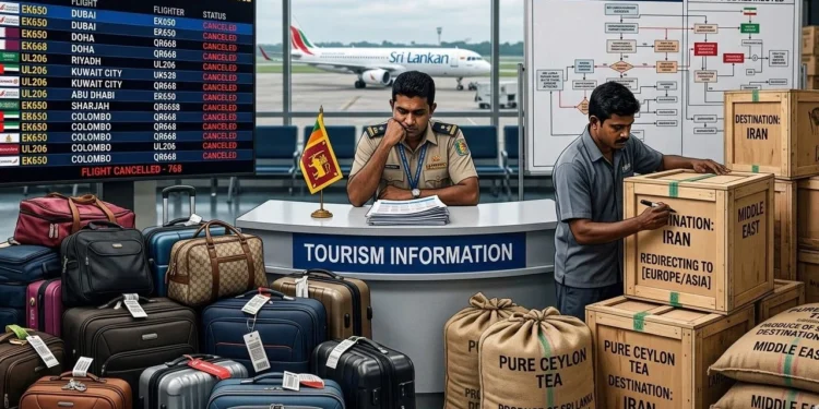 மத்திய கிழக்கு போர்ச் சூழலால் இலங்கையின் சுற்றுலா, ஏற்றுமதித் துறைகளுக்கு பாதிப்பு!