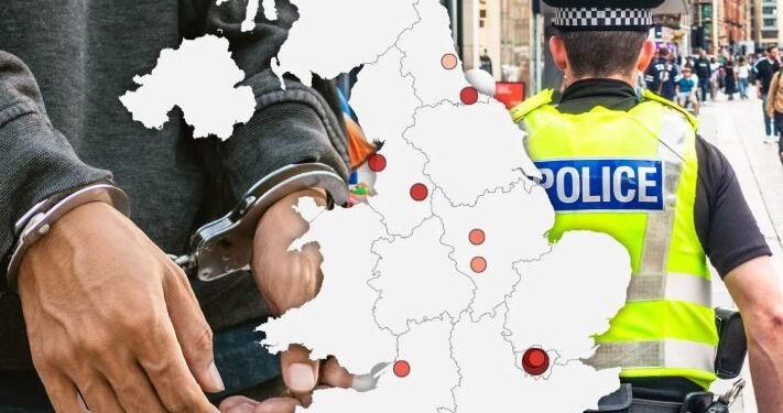 இங்கிலாந்தின் ‘மிகவும் ஆபத்தான’ 10 பகுதிகள் பெயரிடப்பட்டுள்ளன.