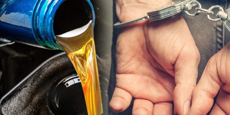 எரிபொருள் நிரப்பு நிலையத்தில் 800 லீற்றர் டீசலை பதுக்கிய ஊழியர் கைது