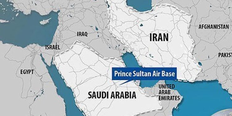 சவுதியில் உள்ள அமெரிக்க விமானத் தளம் மீது ஈரான் தாக்குதல்