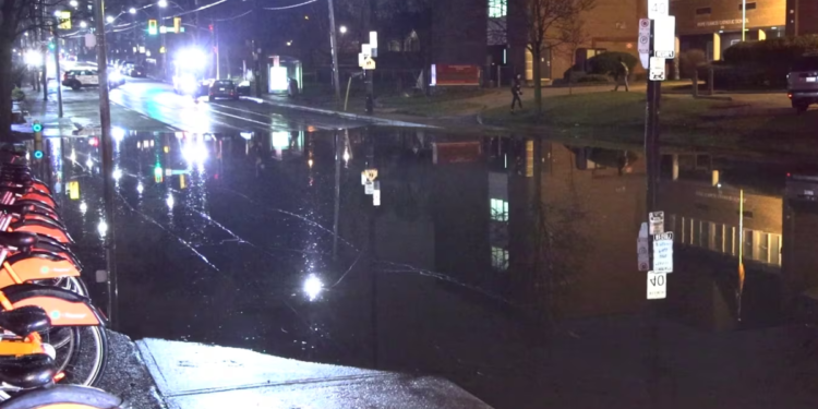 டொராண்டோவில் கனமழை: சுரங்கப்பாதை மற்றும் சாலைகளில் வெள்ளம்