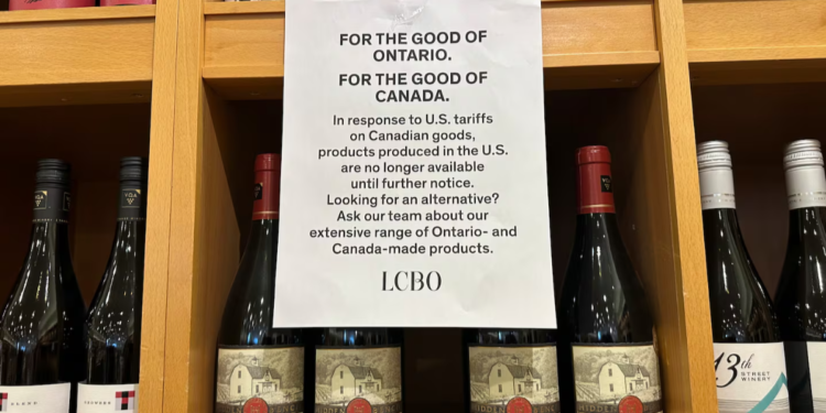 கனடாவில் உள்நாட்டு மதுபான வகைகளின் விற்பனை அதிகரிப்பு!