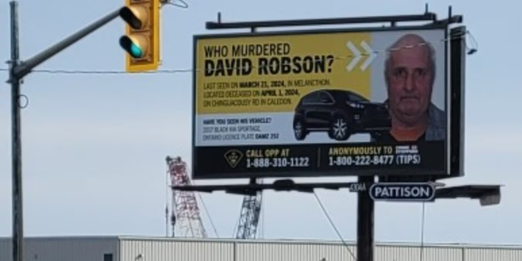 கனடாவில் கொலையாளியைப் பிடிக்க ‘பில்போர்டு’ மூலம் பொலிஸார் மேற்கொண்ட நூதன முயற்சி