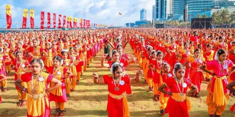 காலி முகத்திடலில் அரங்கேறிய கின்னஸ் சாதனை!