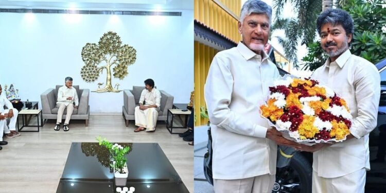 விஜய் ஆந்திரா விஜயம்: நதிநீர் பங்கீடு குறித்து பேச்சுவார்த்தை